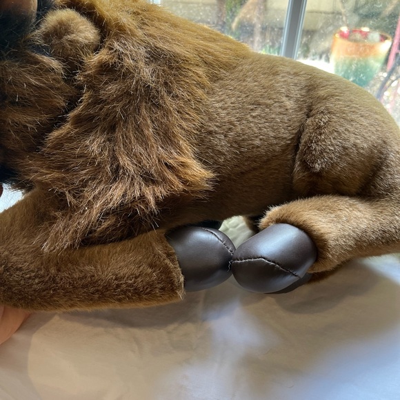 18” Laying Buffalo American Wego Plush Bison, brown 1042 soft toy stuffed - Picture 4 of 5